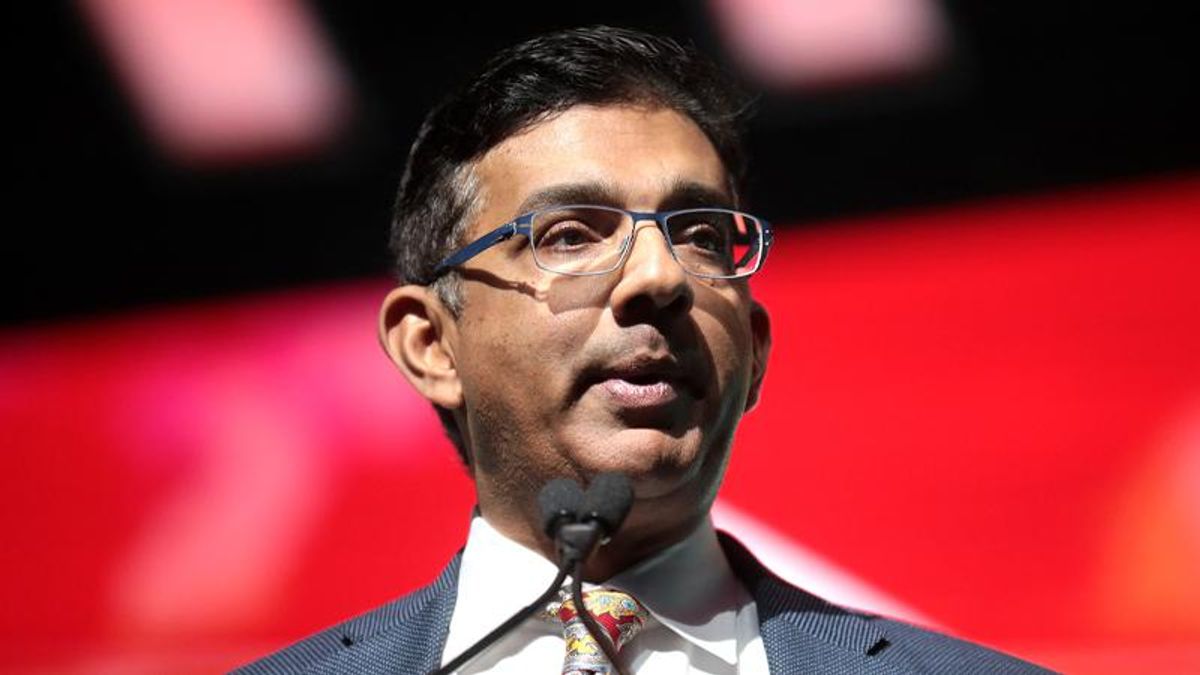 'Final repudiation': Dinesh D'Souza mocked after his voter fraud 'hustle' falls apart