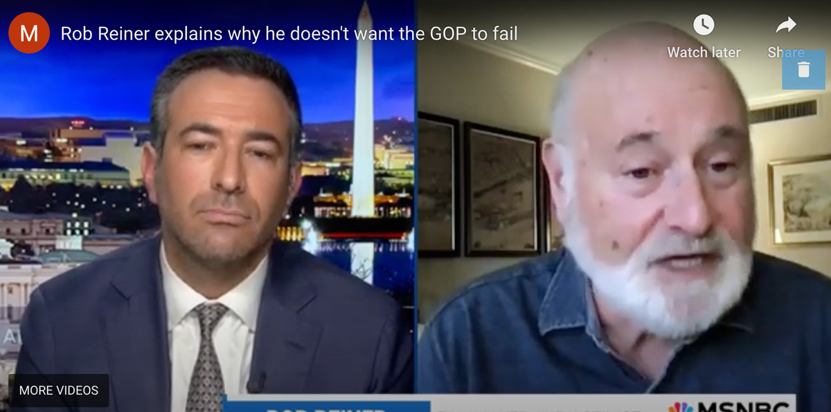 Why Rob Reiner says of Republicans: 'Of course I want them to succeed'