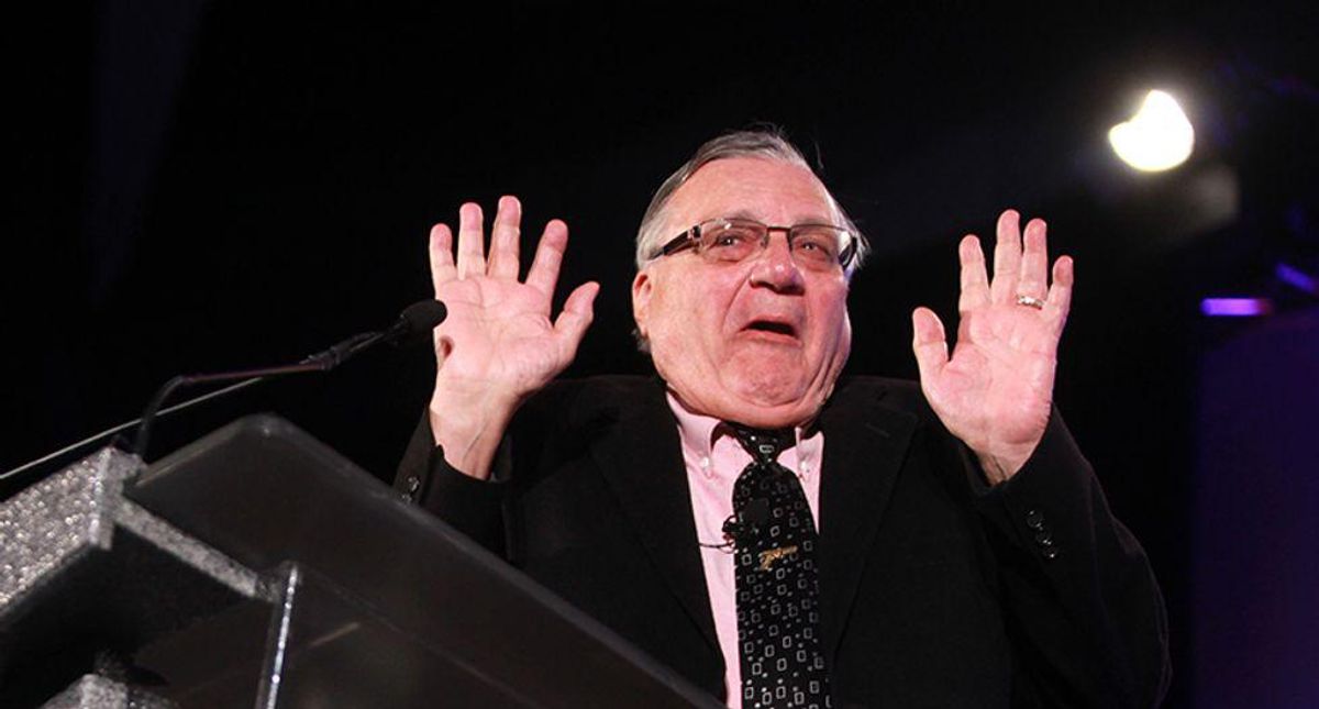 Notorious sheriff pardoned by Trump mocked for being reduced to hawking autographed photos