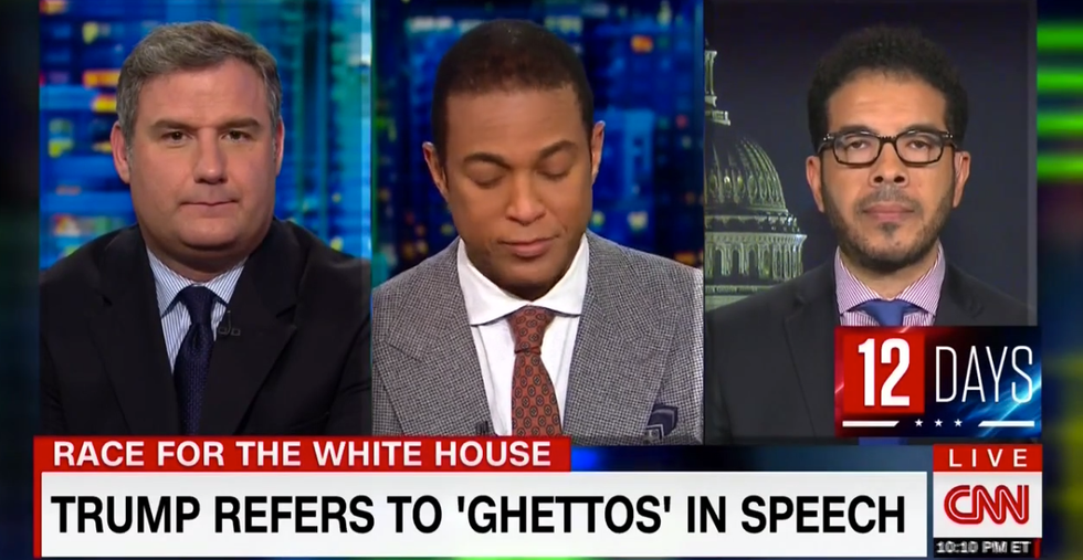 CNN panel speechless on Trump's version of black America: 'People don’t use the word ghetto or n*gro’