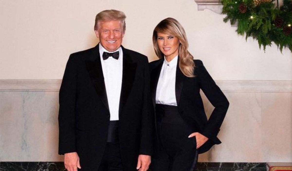 'On the rocks?' Trump and Melania photo leaves some wondering about their marriage