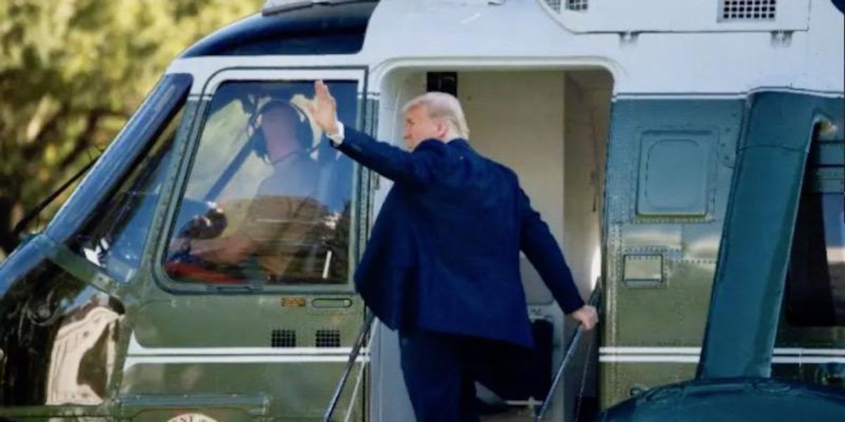 Report shows this wasn't the first time Trump fabricated a near-death helicopter crash