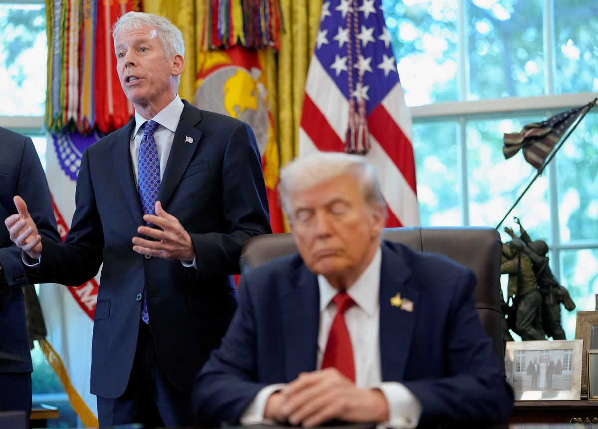 Donald Trump and Chris Wright
