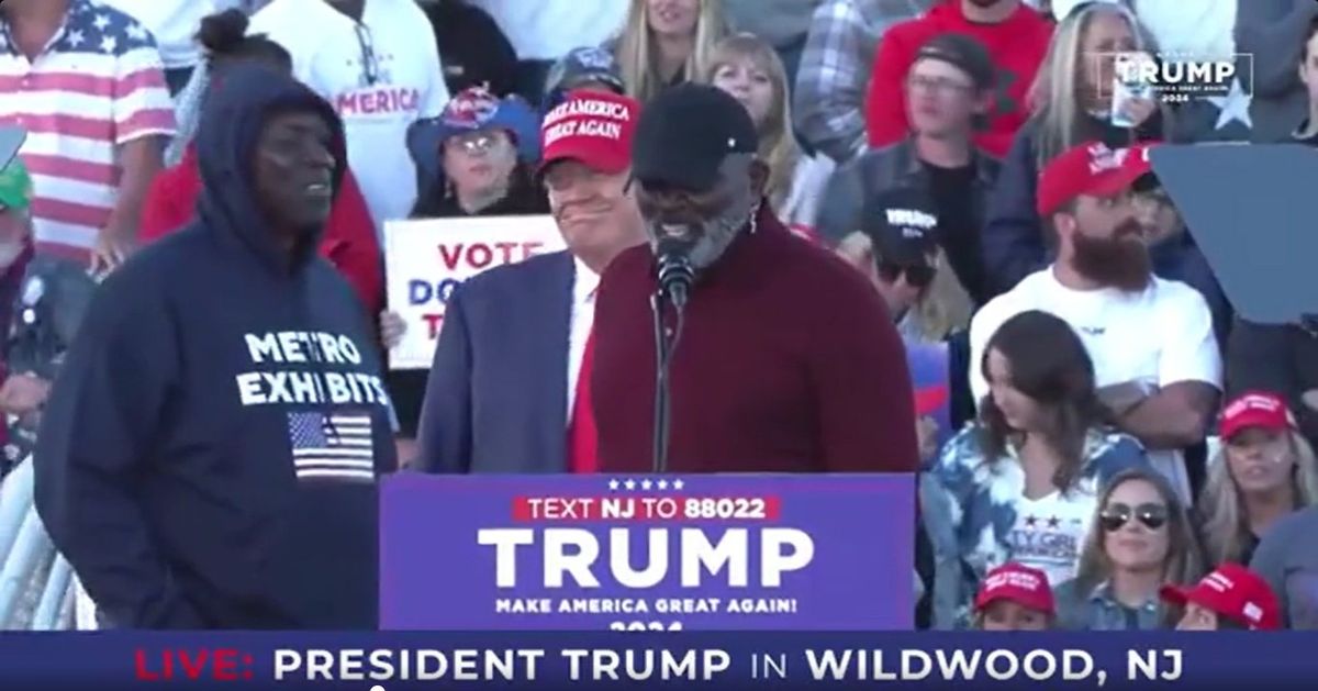'He can't help himself': Trump under fire for bringing 'registered sex offender on stage'