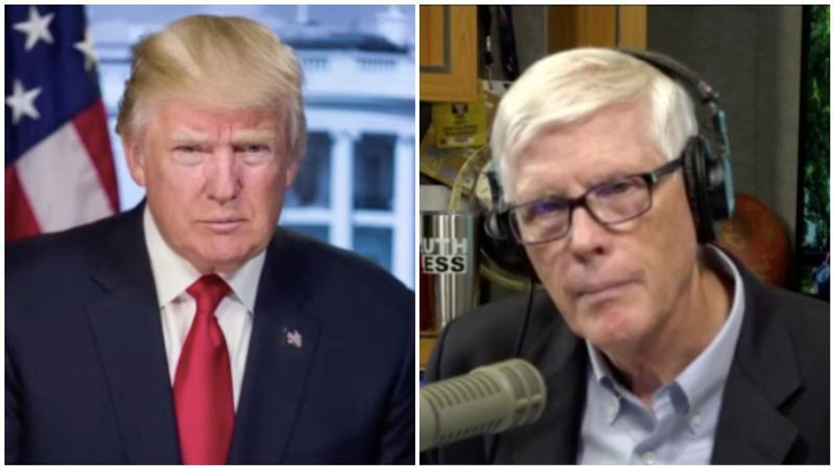 WATCH: Conservative host cuts off Trump after he attacks Pfizer for ‘controlling’ the FDA