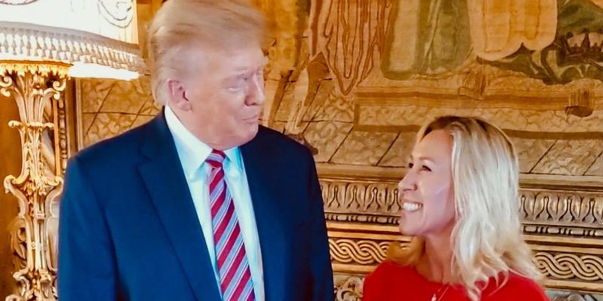 'He loves me': Marjorie Taylor Greene defends Trump relationship amid disagreement