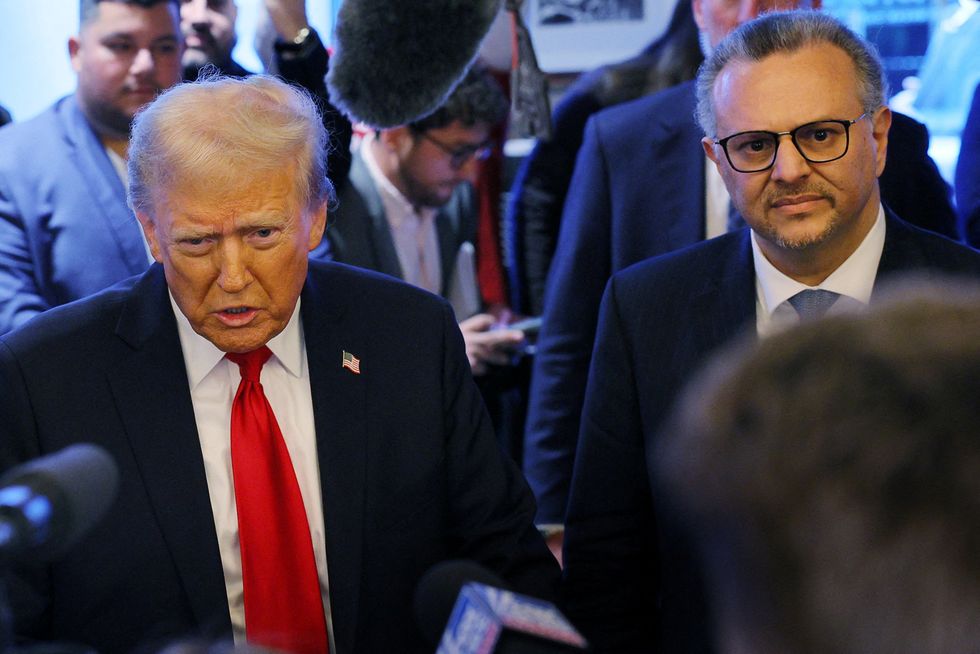 Donald Trump and Massad Boulos