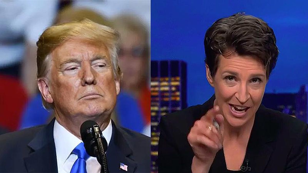 Maddow nails Trump for being sad there 'weren't more angry people with lacrosse sticks' in Capitol attack