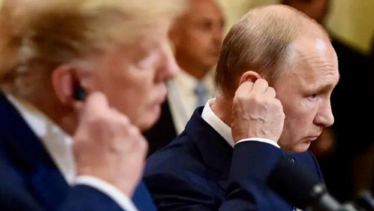 Trump reacts to Ukraine invasion by denouncing the 'rigged election'