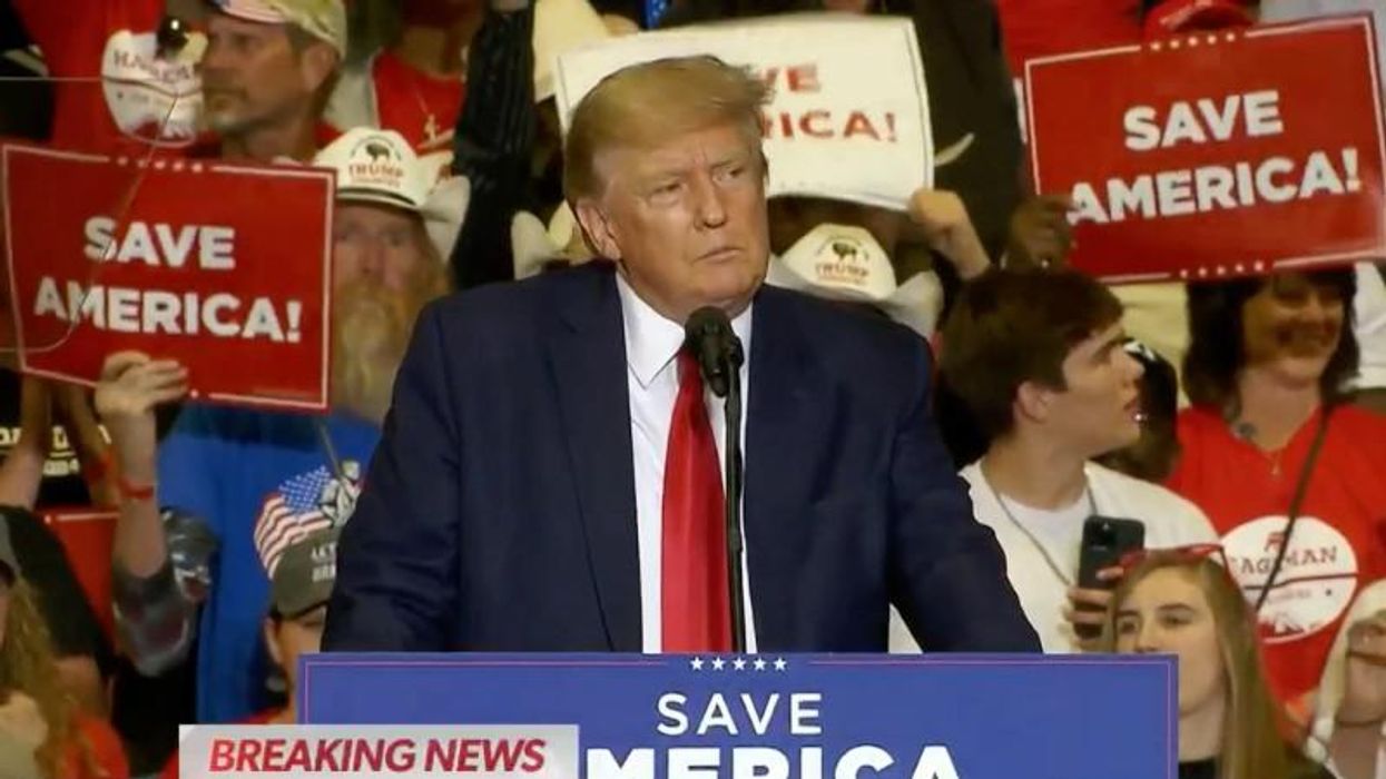 'Political torment': Trump whines about Jan. 6 investigation while defending rioters at anti-Cheney rally