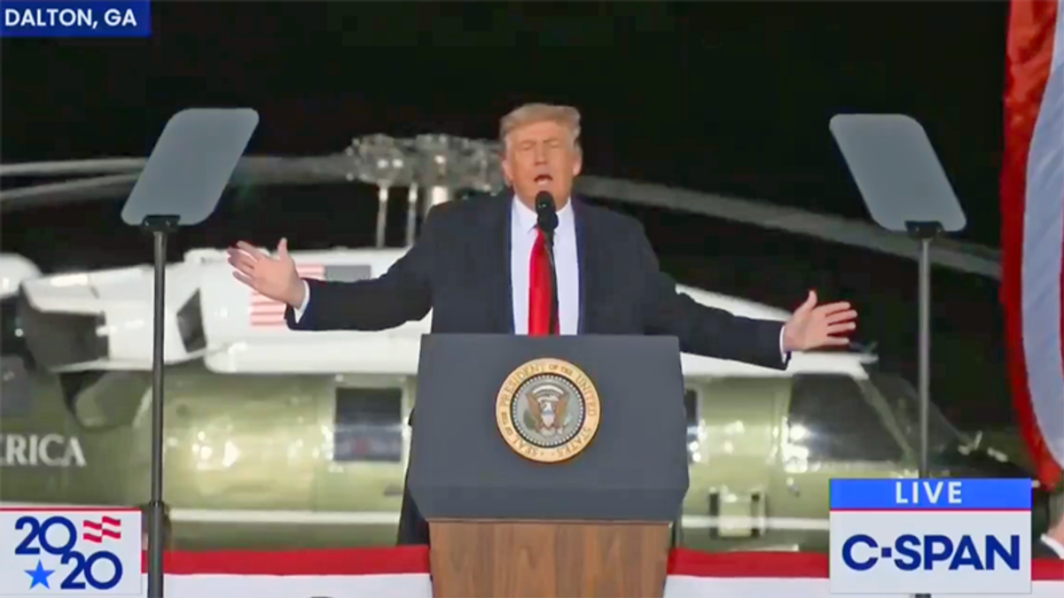 Donald Trump denies he is conceding he lost — but his 'logic' doesn’t add up