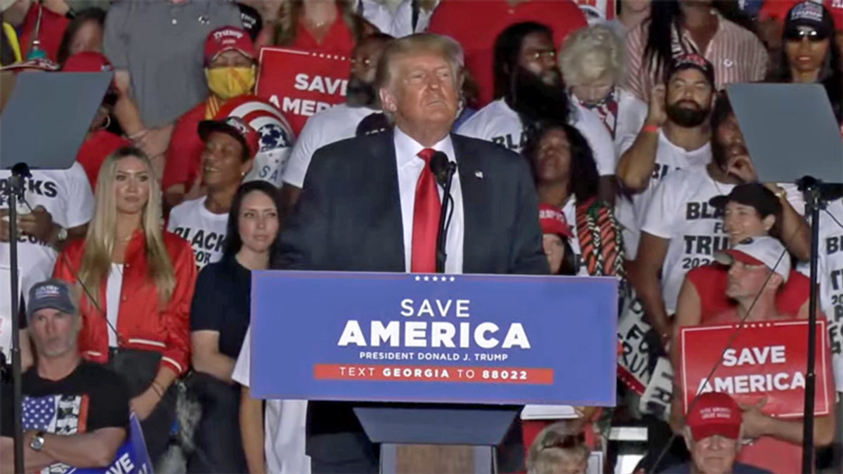 Trump sought to settle scores during dark speech in Georgia that lasted over 90 minutes