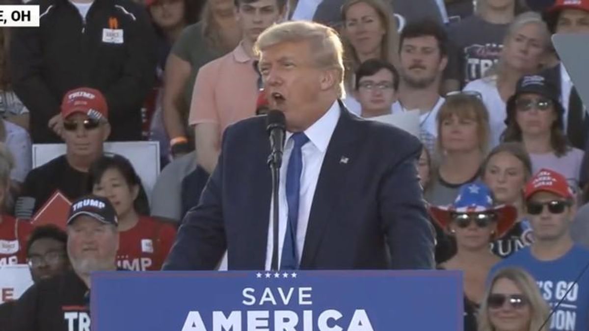 Trump cusses at rally discussing all the mean things JD Vance said about him