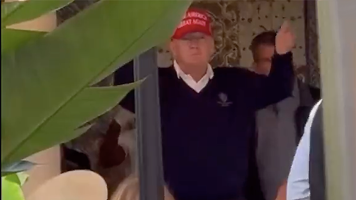 Donald Trump begs for applause