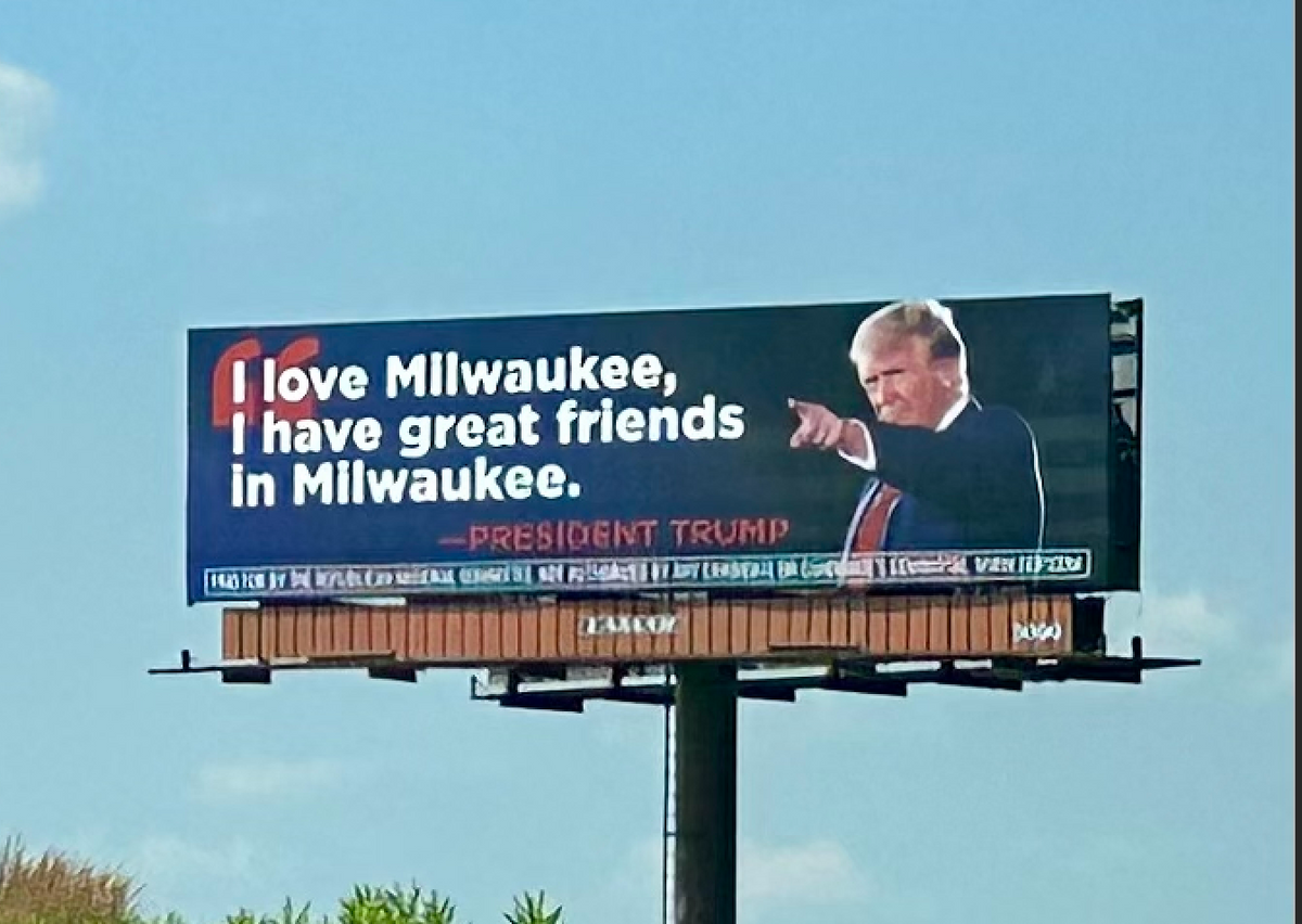 Donald Trump billboard
