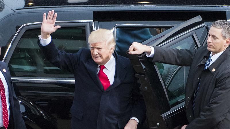 donald trump limo