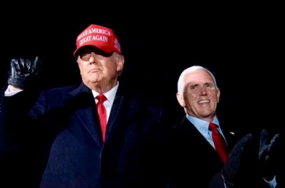 Trump piles more pressure on Pence and falsely claims he can 'reject fraudulently chosen electors'