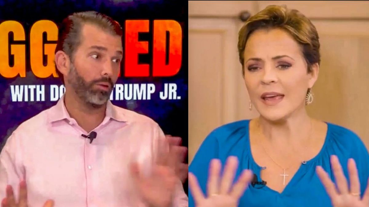 'I don't see skin color': Kari Lake and Don Trump Jr. trash the Black National Anthem