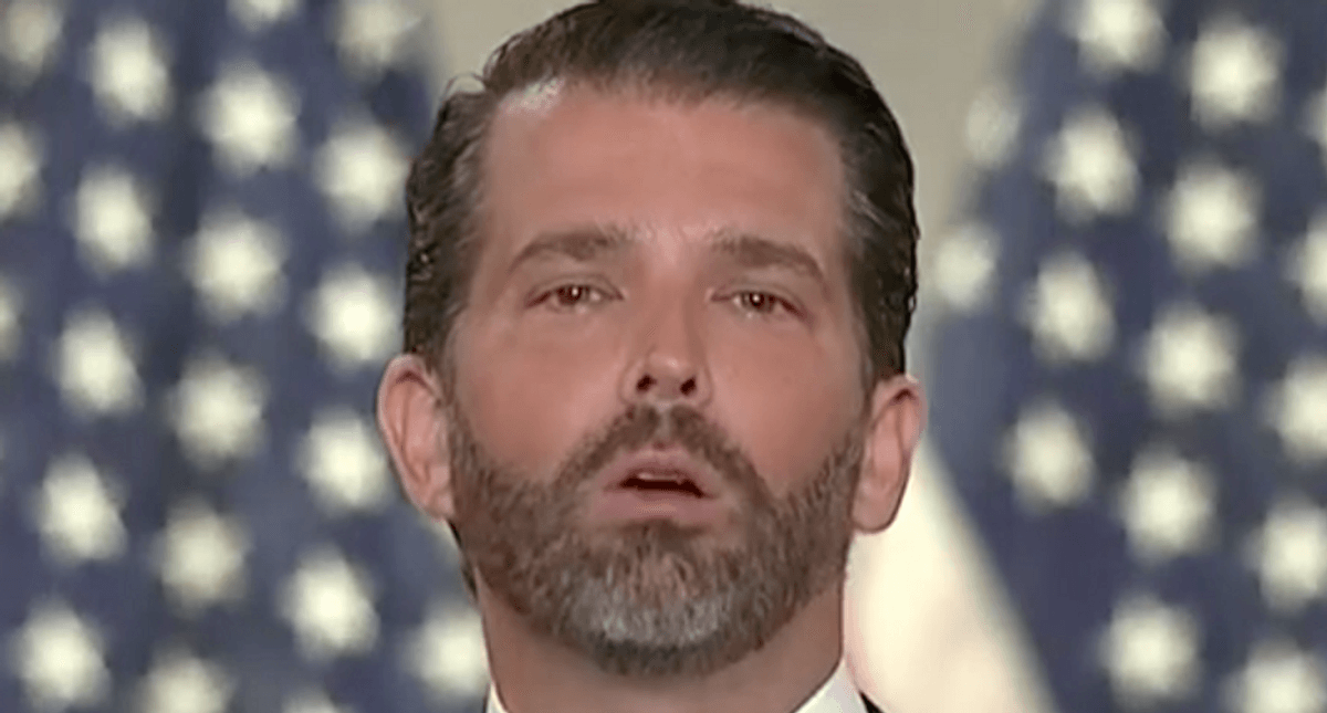 Why does Trump, Jr keep lying about Joe Biden's withdrawal from Afghanistan