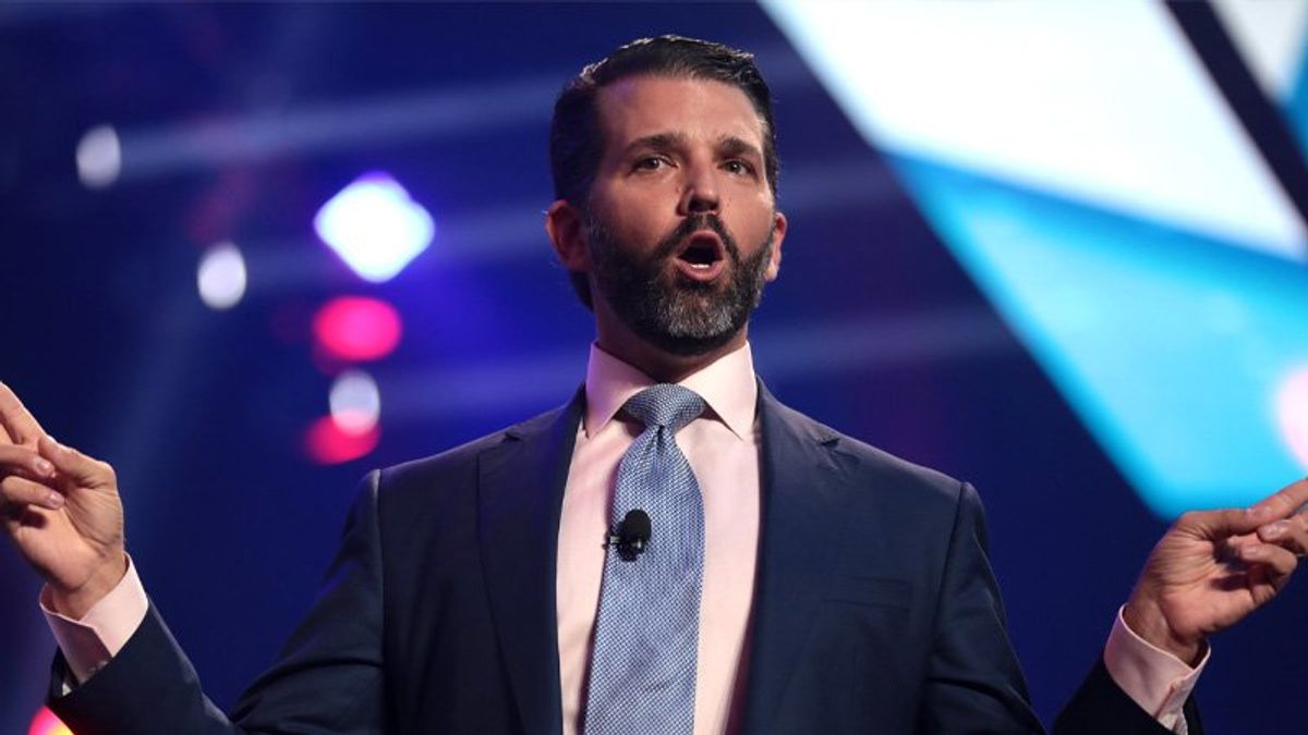 Donald Trump Jr. lashes out at Nobel prize-winning economist at his dad's rally