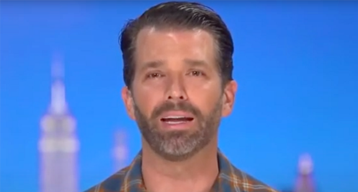 ‘You never served’: Trump Jr. mocked for tweet claiming troops refusing vaccine will get ‘re-education’