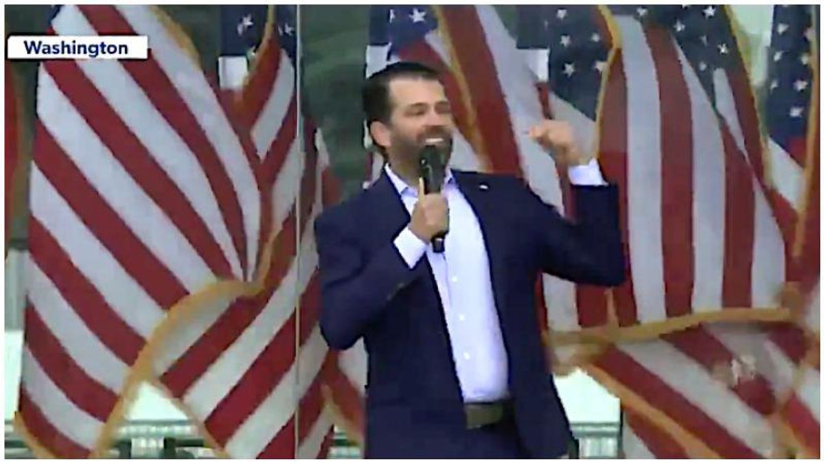 Trump Jr warns ‘we are coming for’ Republicans who don’t try to overturn the election: We will turn the other cheek no more