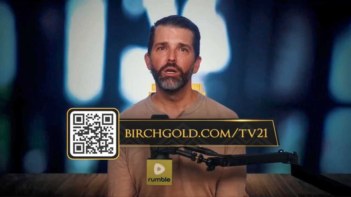 Trump's executive order enables his son's gold peddling scheme