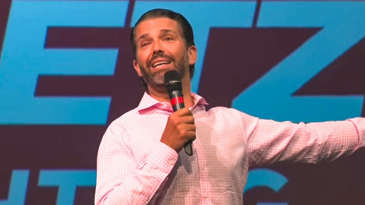 Donald Trump Jr. fights rumors Matt Gaetz is Mar-a-Lago 'informant' at Gaetz campaign event