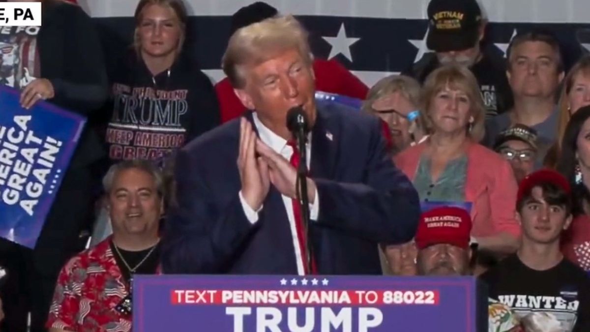 Trump admits people were 'falling asleep' at one of his rallies