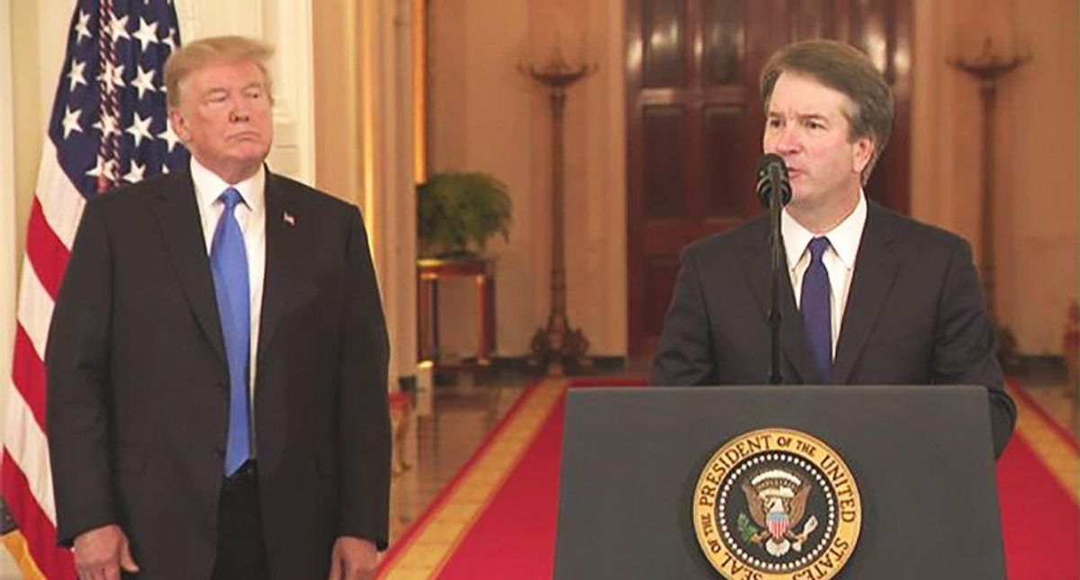 'Cut him loose': Trump claims in new book that Republicans begged him to get rid of Kavanaugh after scandals