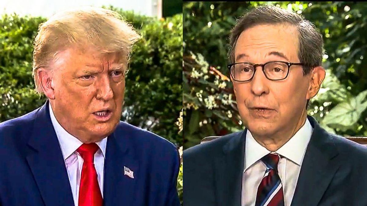 Chris Wallace says he's 'grateful' to be living 'rent-free' in Donald Trump's brain