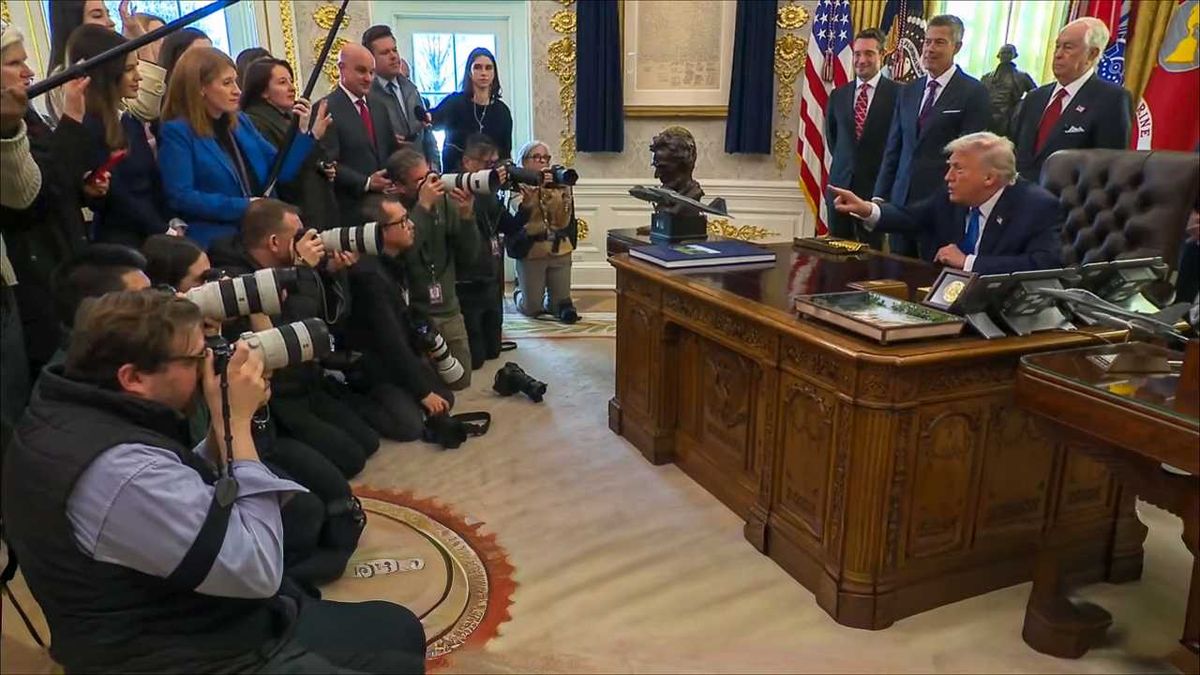 Trump shuts down woman reporter from ABC News after question: 'You're a loud person'