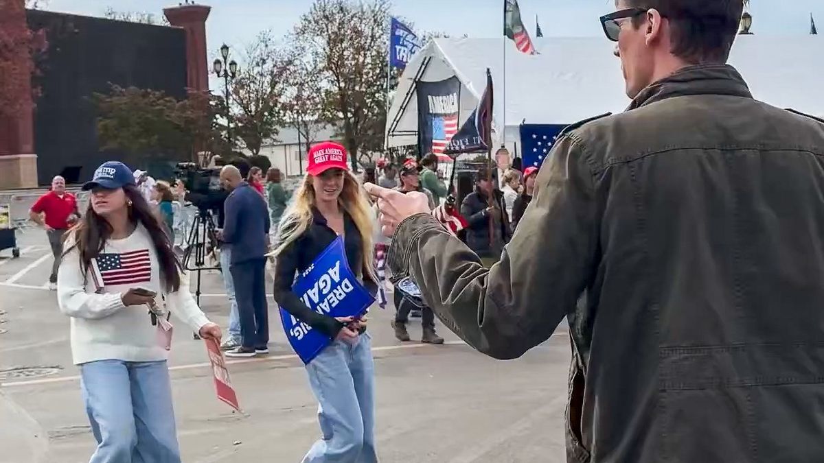 'I've heard it before': Throngs of 'bored' Trump supporters filmed leaving NC rally early