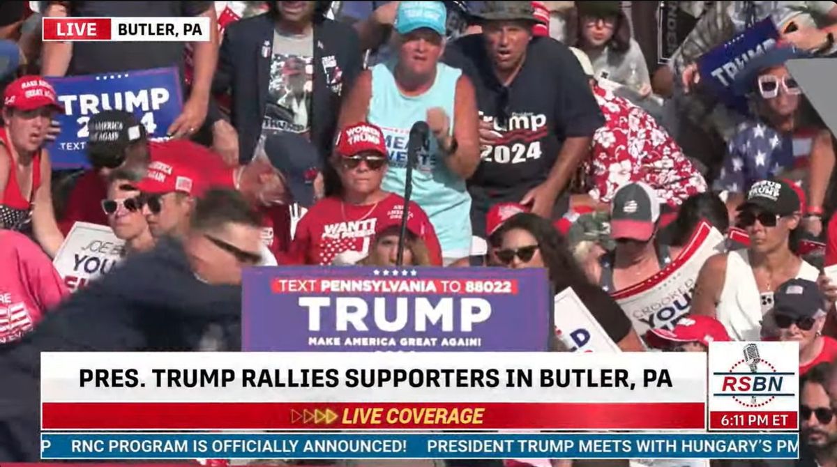 'My god': Internet melts down after 'what appears to be an assassination attempt' on Trump
