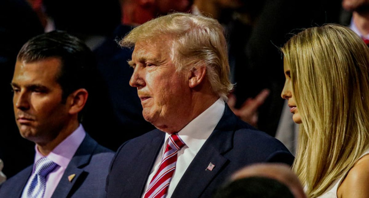 donald trump with family