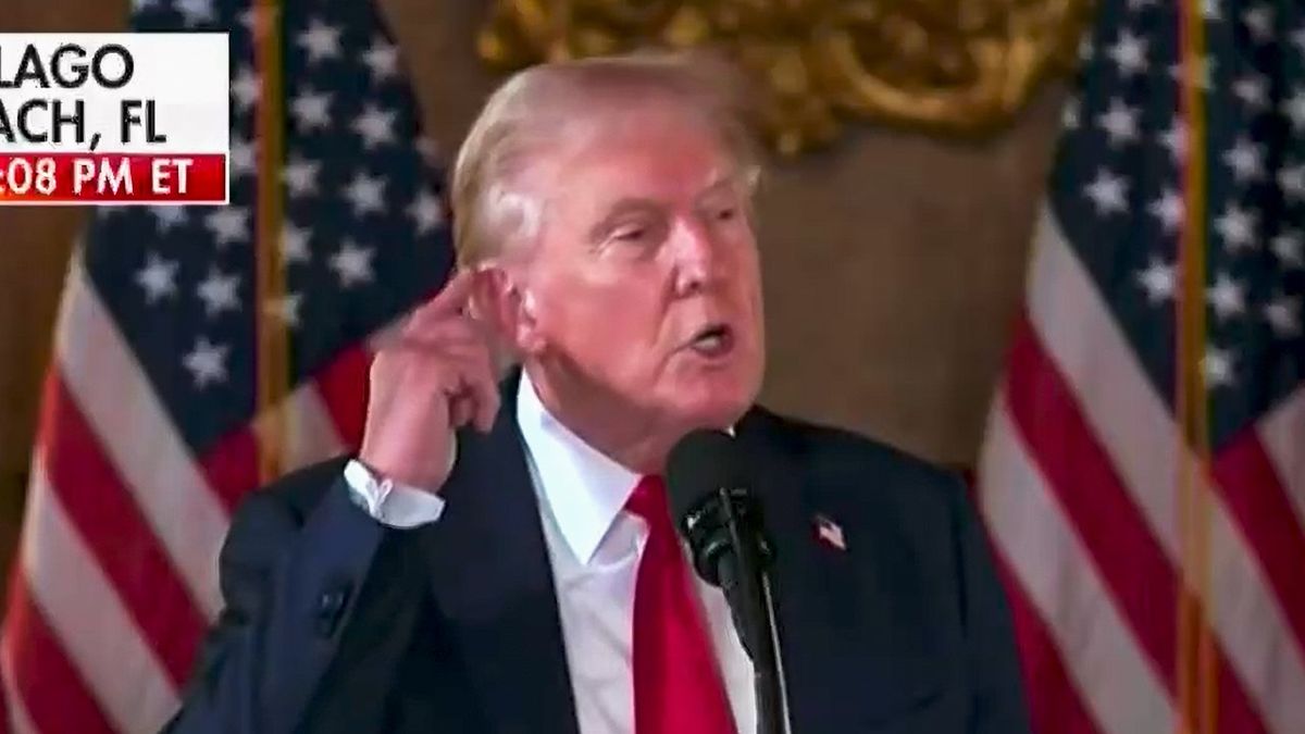 'I'm a fast healer': Trump asked why he suddenly stopped wearing large ear bandage