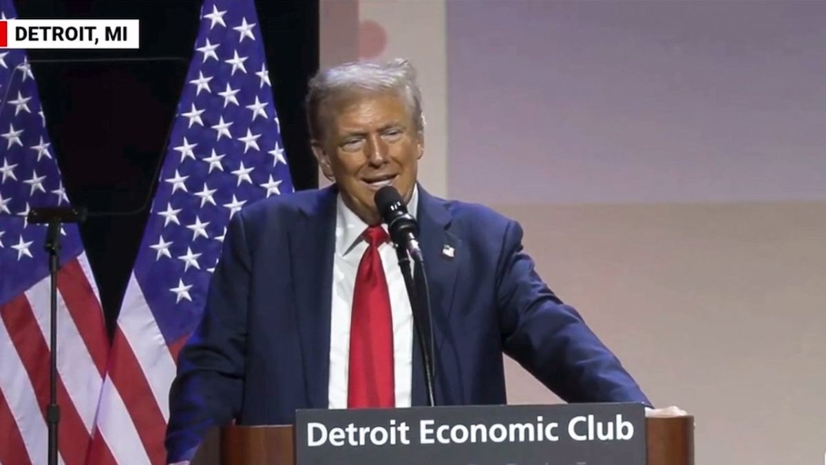 'A mess': Trump bashes Detroit during speech to the city's Economic Club