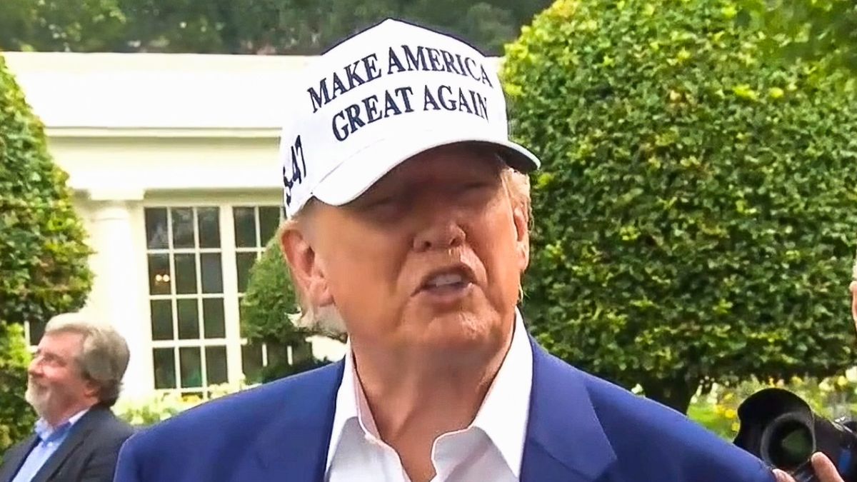 'Do you ever ask a positive question?' Trump whines over GOP infighting on Iran