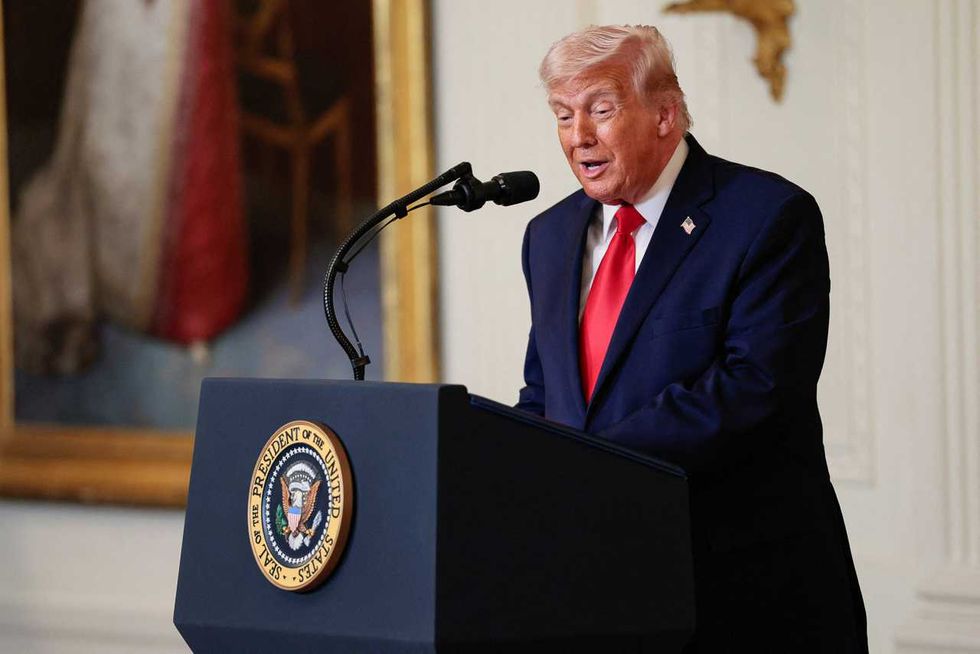 Trump complains he can't say 'beautiful' at event honoring Women's History Month