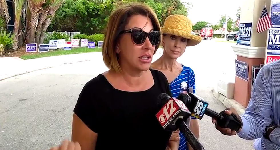 Trump supporter pepper sprays voter at Florida polling location