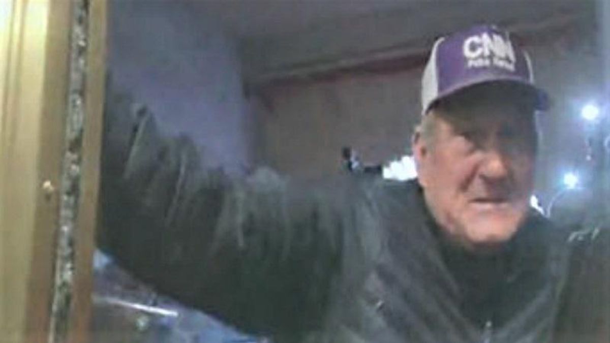 MAGA rioter clad in 'CNN: FAKE NEWS' hat gets 51 months in jail for attacking cops with a pipe on Jan. 6