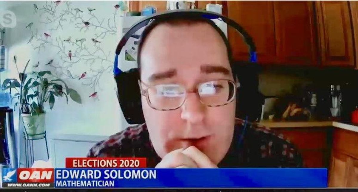 OAN claimed he was an ‘expert mathematician’ with evidence Trump won. He is a swing set installer: report