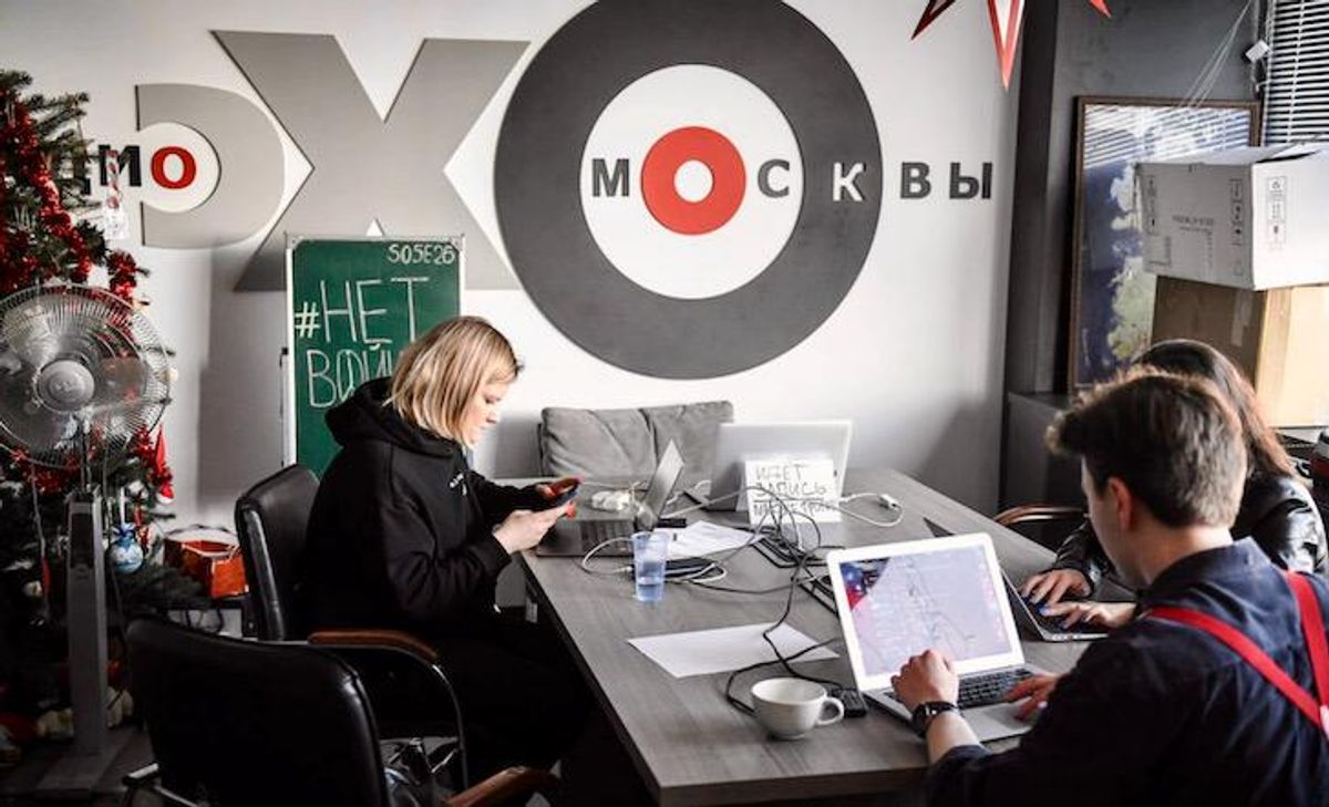 BBC halts work in Russia over 'fake news' jail terms