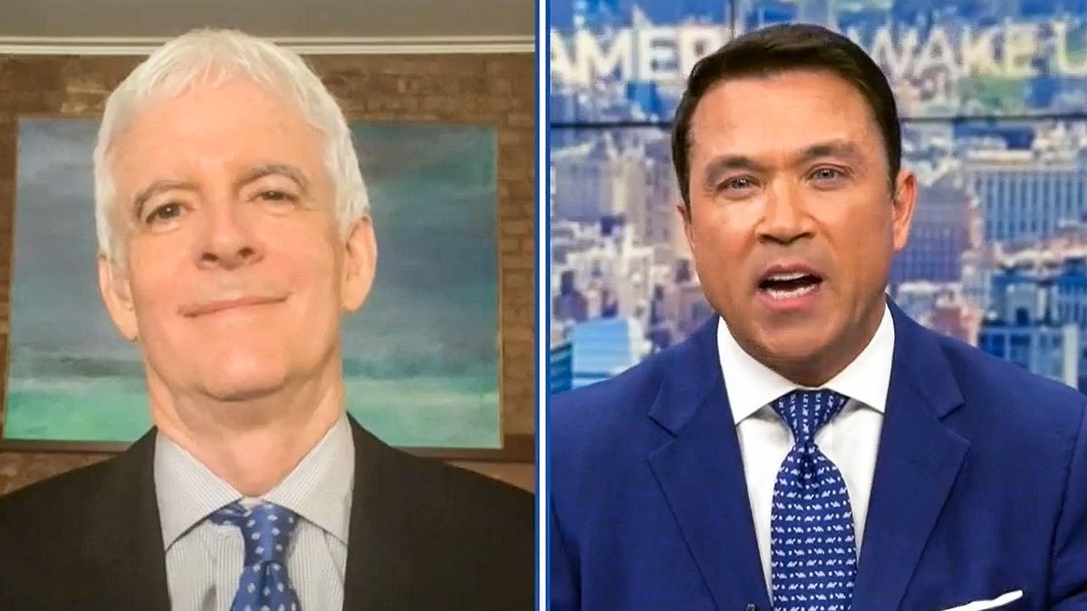 'A big whale in a polo shirt': Guest nails Newsmax host for hypocrisy on Trump's physical fitness