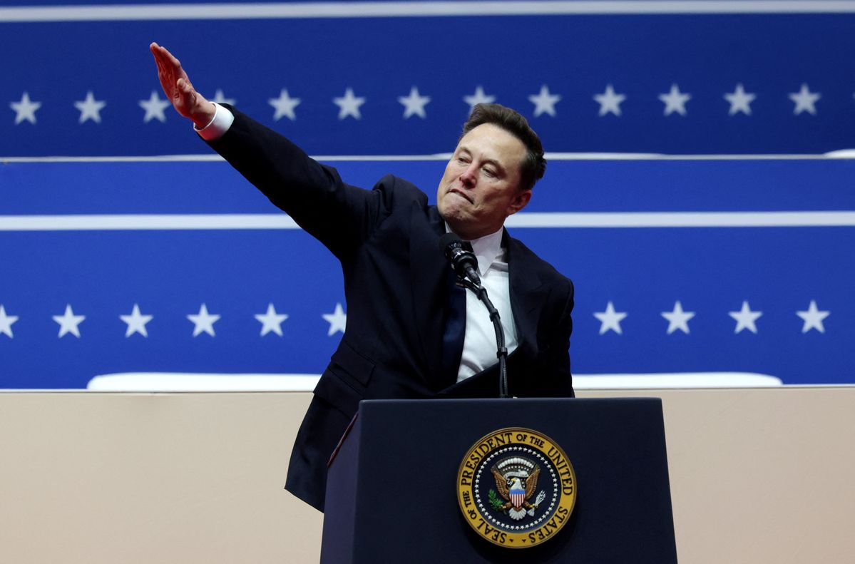 'Not the first time': Musk's salute among several apparent fascist signals from Trump camp