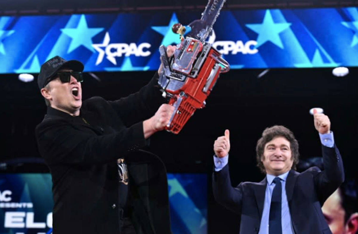 Chainsaws, ice hockey and dress sense: another week in Trumpworld