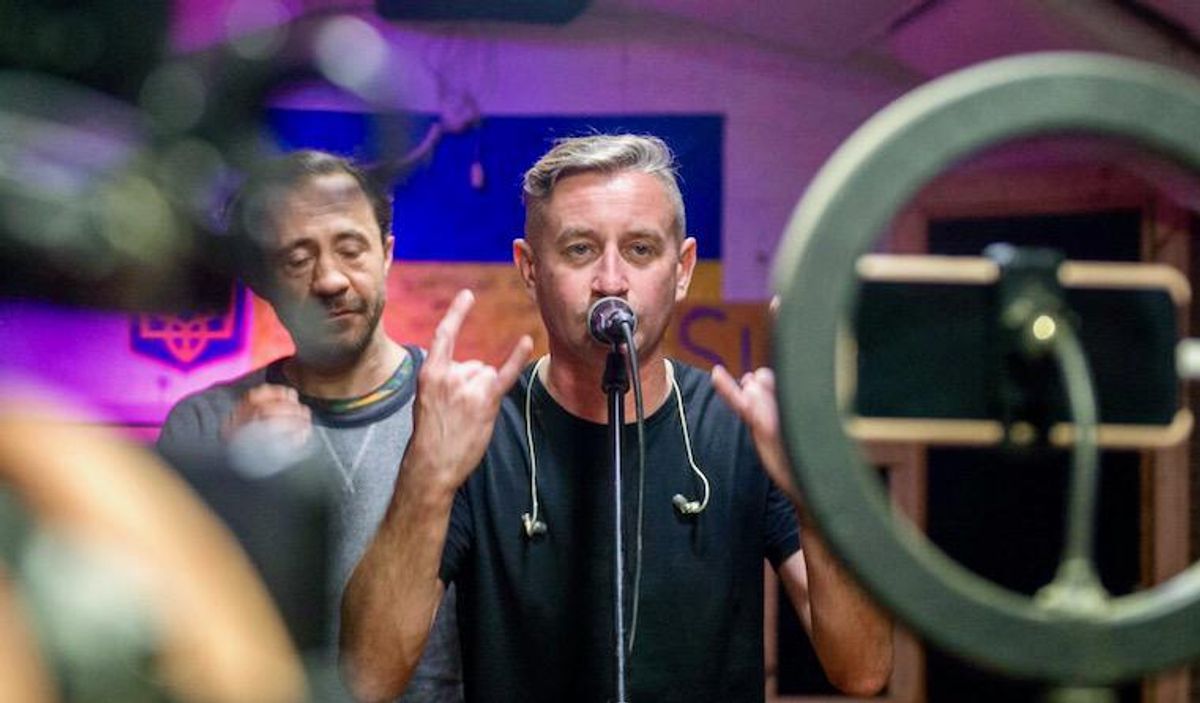 Puppets and poetry go underground in besieged city of Kharkiv
