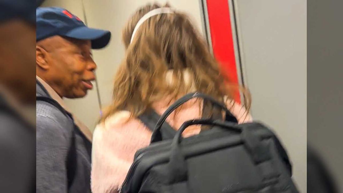 Video catches Eric Adams after he allegedly threatens to punch woman 'in the face'