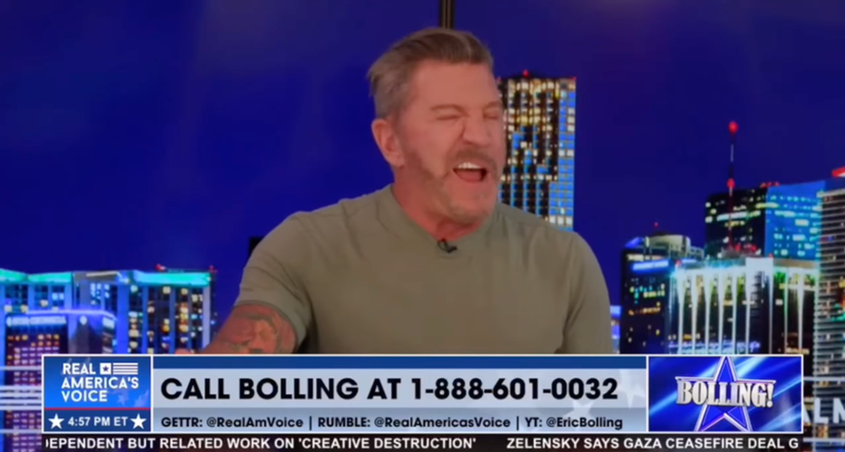 MAGA TV host delivers ominous on-air threat: 'We don’t wanna condone violence — wink-wink'