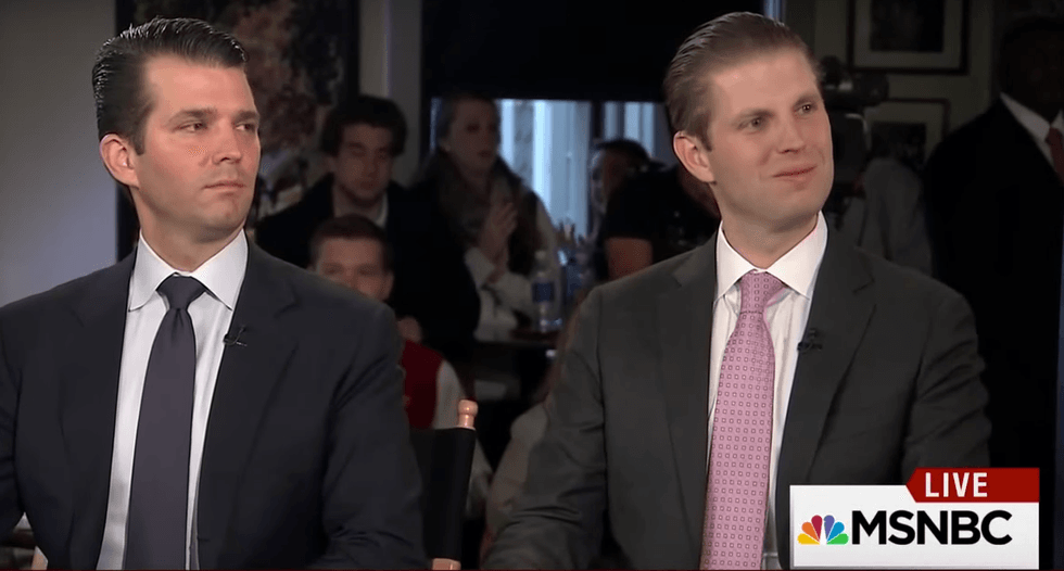 Eric Trump and Don Jr. are planning to open ‘plantation-style’ luxury hotels in poor black areas